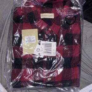 Hobbs Creek Red and Black Checkered Men's Shirt